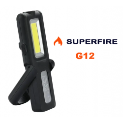 Superfire G12 οικονομικός επαναφορτιζόμενος φακός  εργασίας